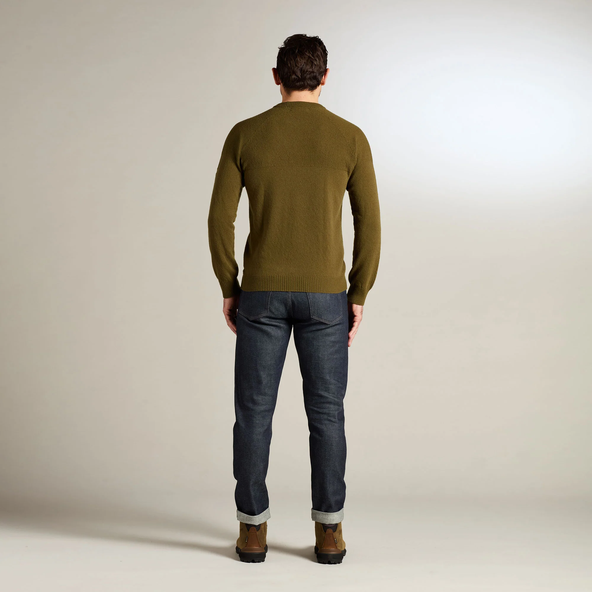 Dulwich Lambswool Crew Neck Sweater - Image 6