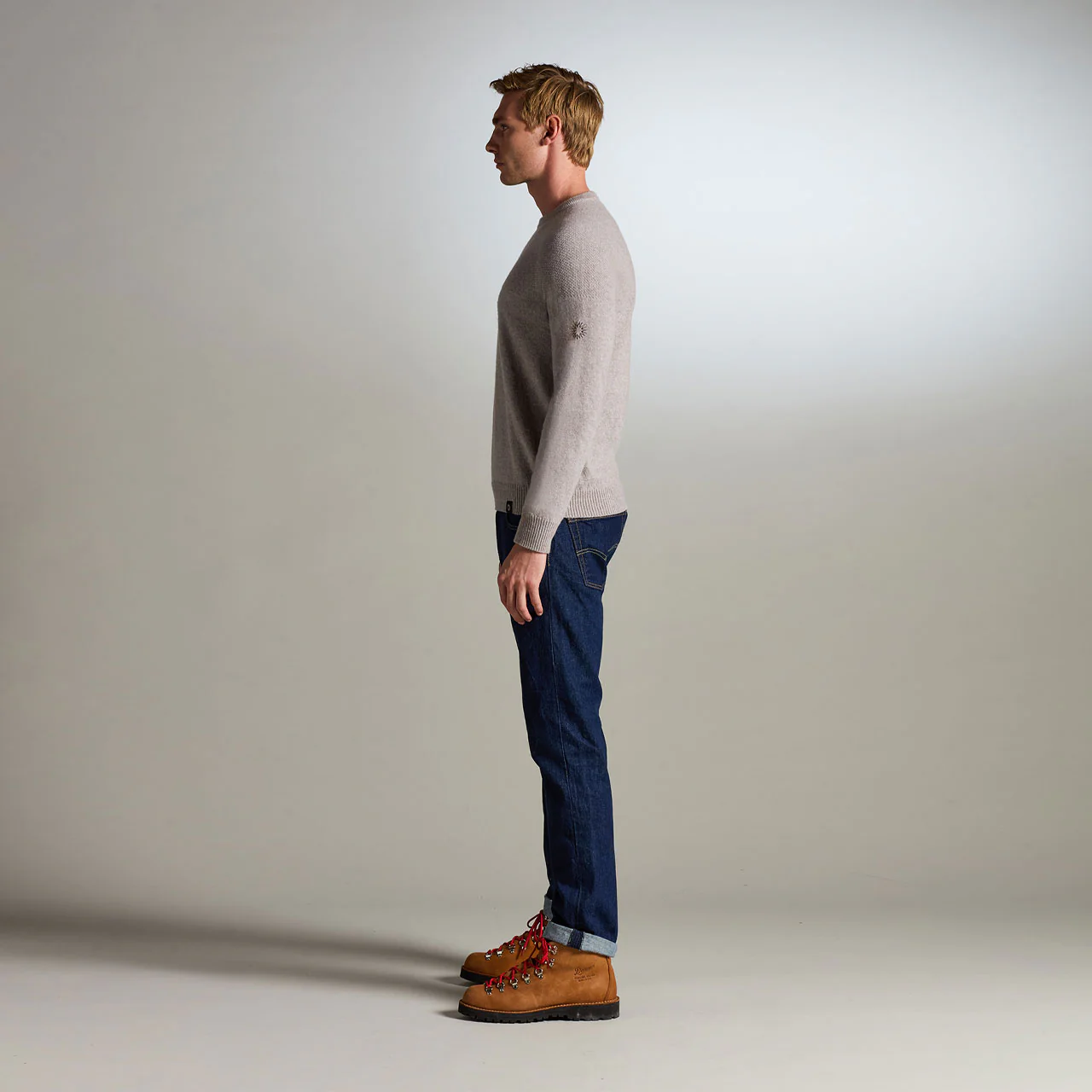Dulwich Lambswool Crew Neck Sweater - Image 3