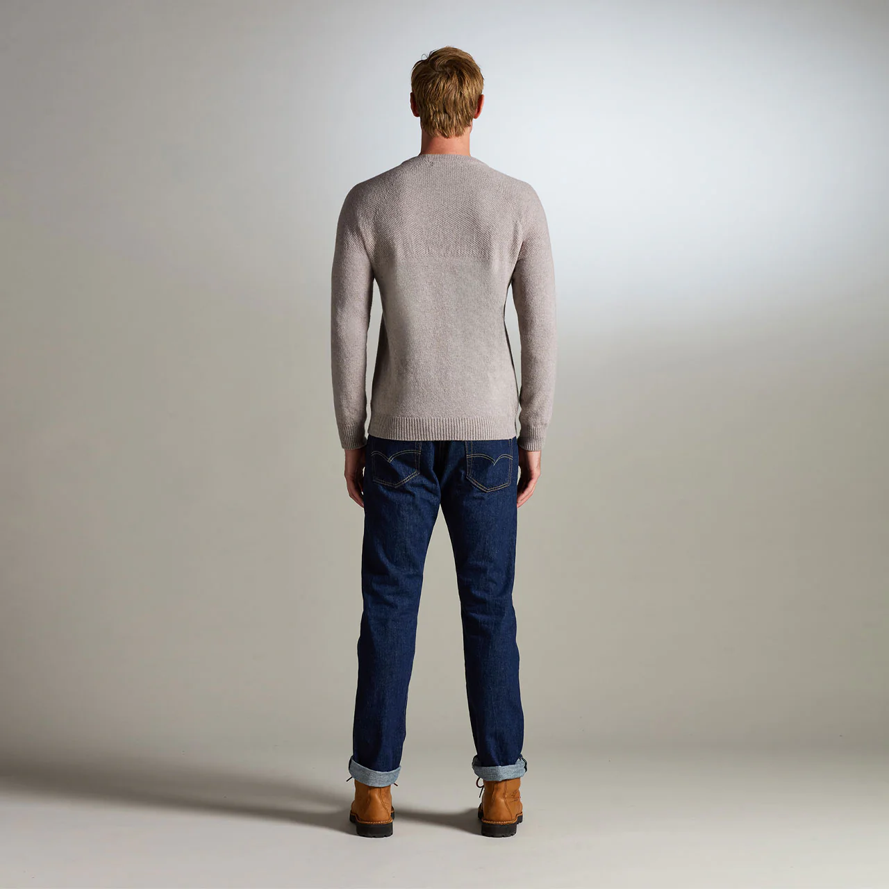 Dulwich Lambswool Crew Neck Sweater - Image 4
