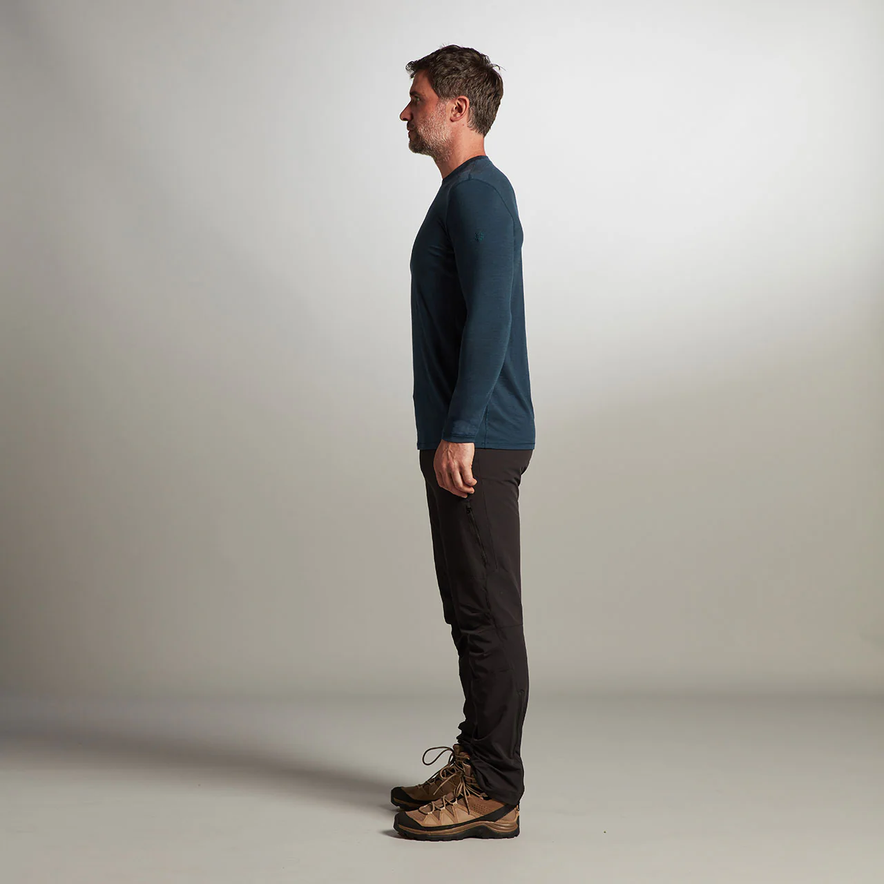 Lister Merino Long Sleeve T-shirt Men - Image 9