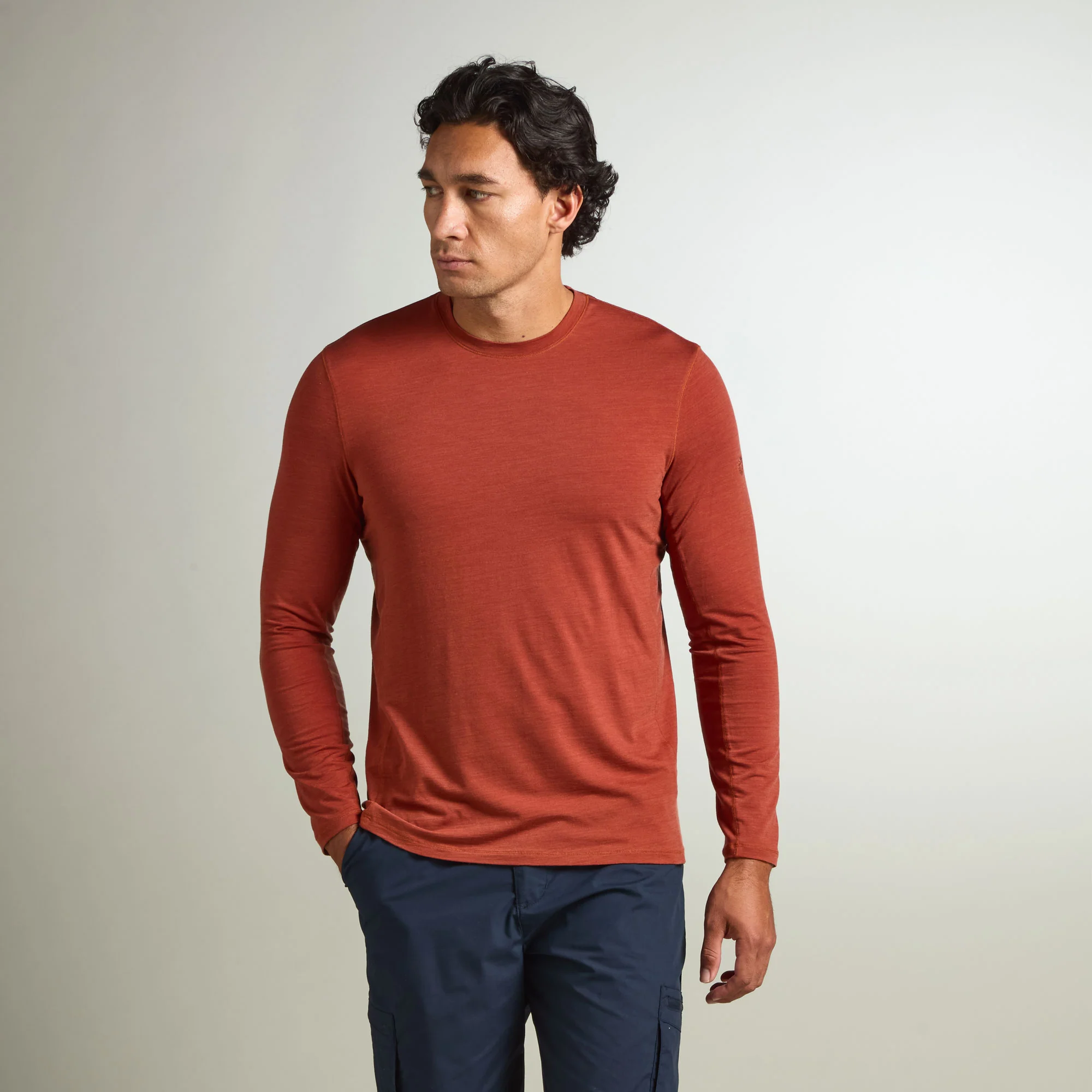 Lister Merino Long Sleeve T-shirt Men - Image 14