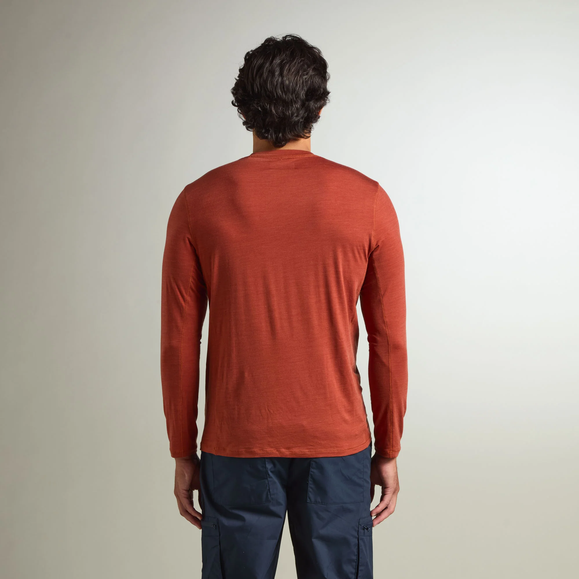 Lister Merino Long Sleeve T-shirt Men - Image 17