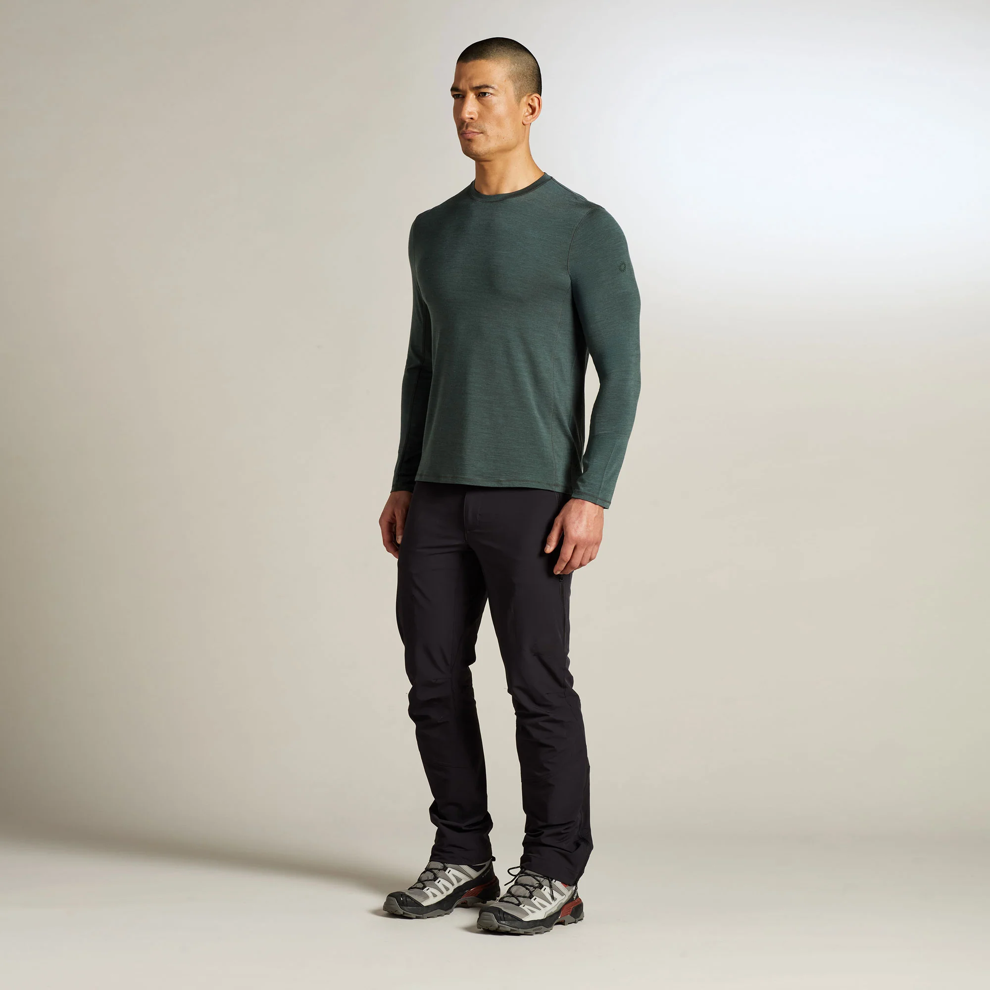 Lister Merino Long Sleeve T-shirt Men - Image 3