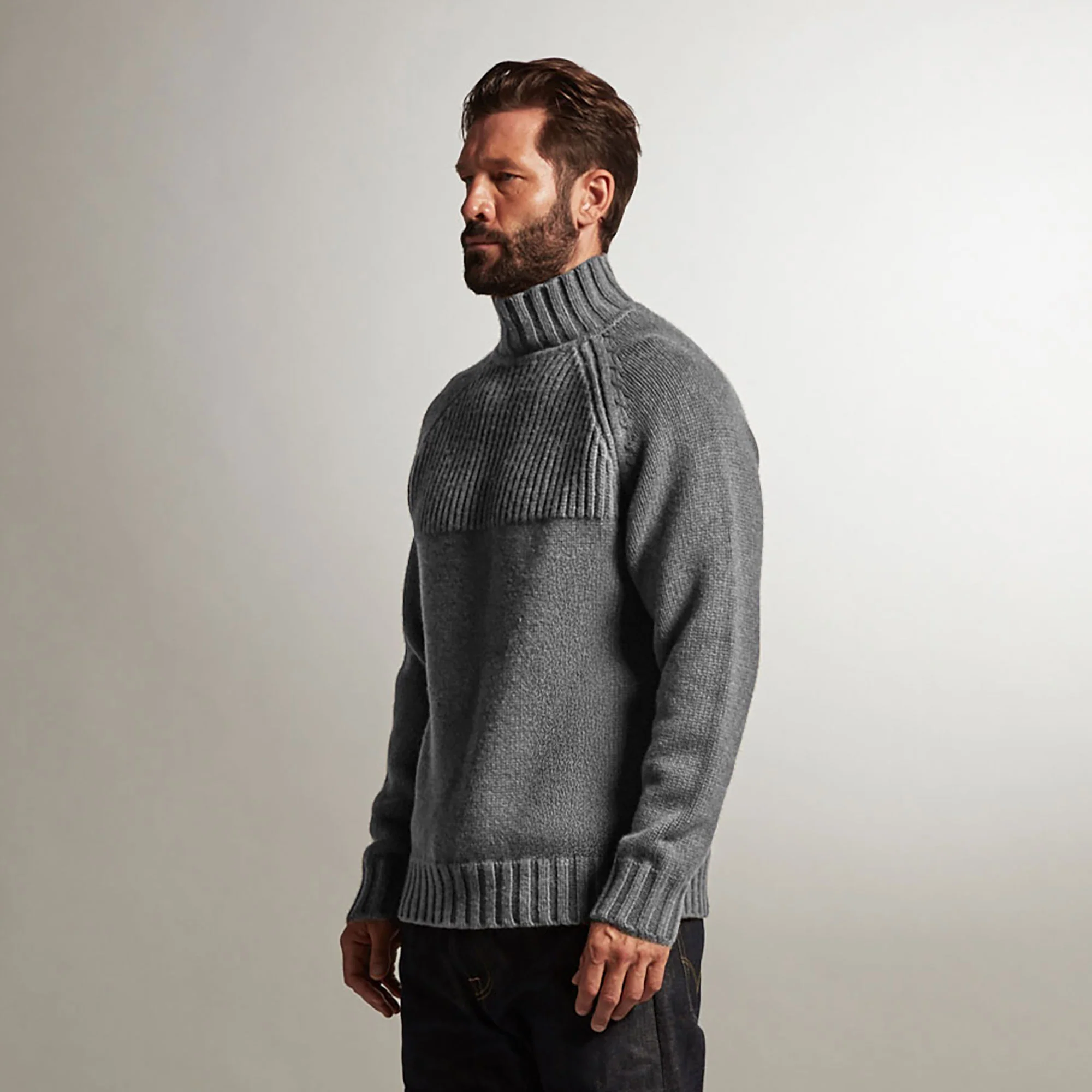 Nimrod Funnel Neck Sweater - Image 9