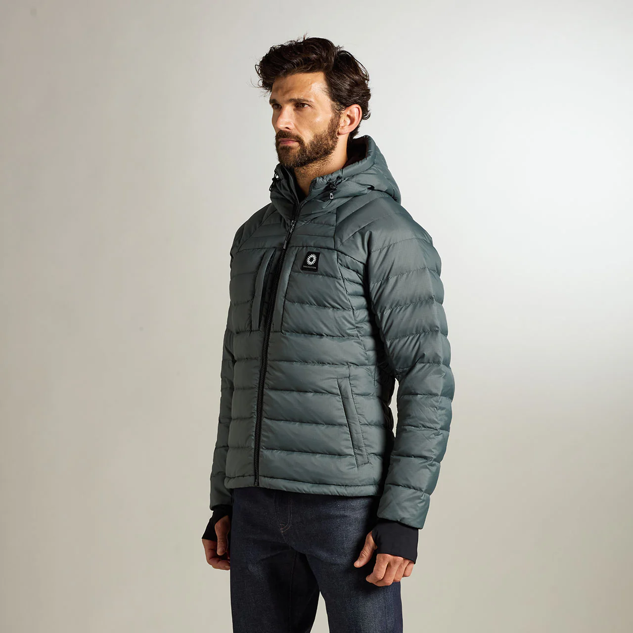 Rothera Hooded Down Jacket - Image 2