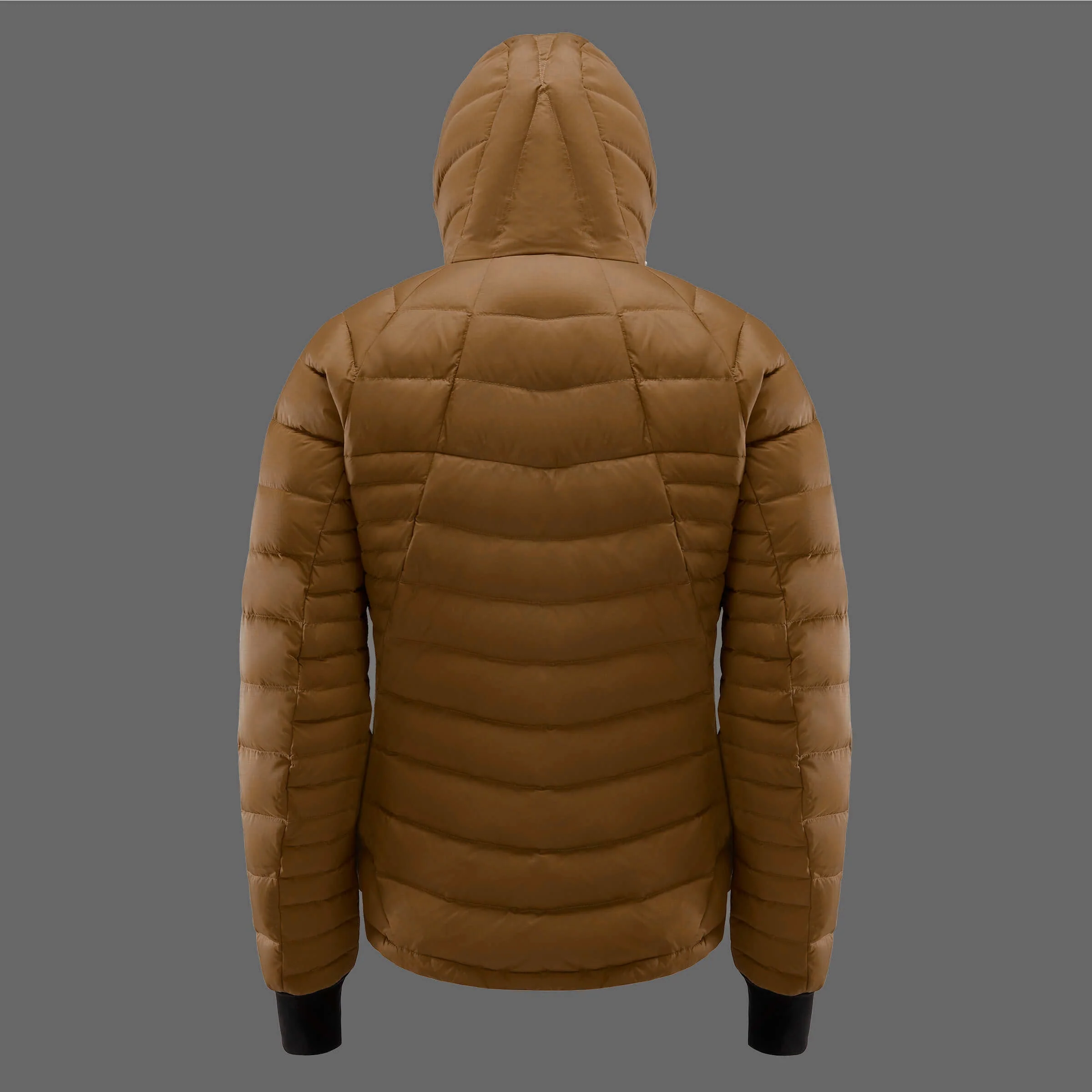 Rothera Hooded Down Jacket - Bronze - Image 12
