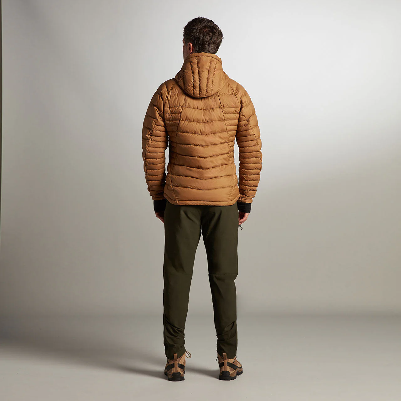 Rothera Hooded Down Jacket - Bronze - Image 4
