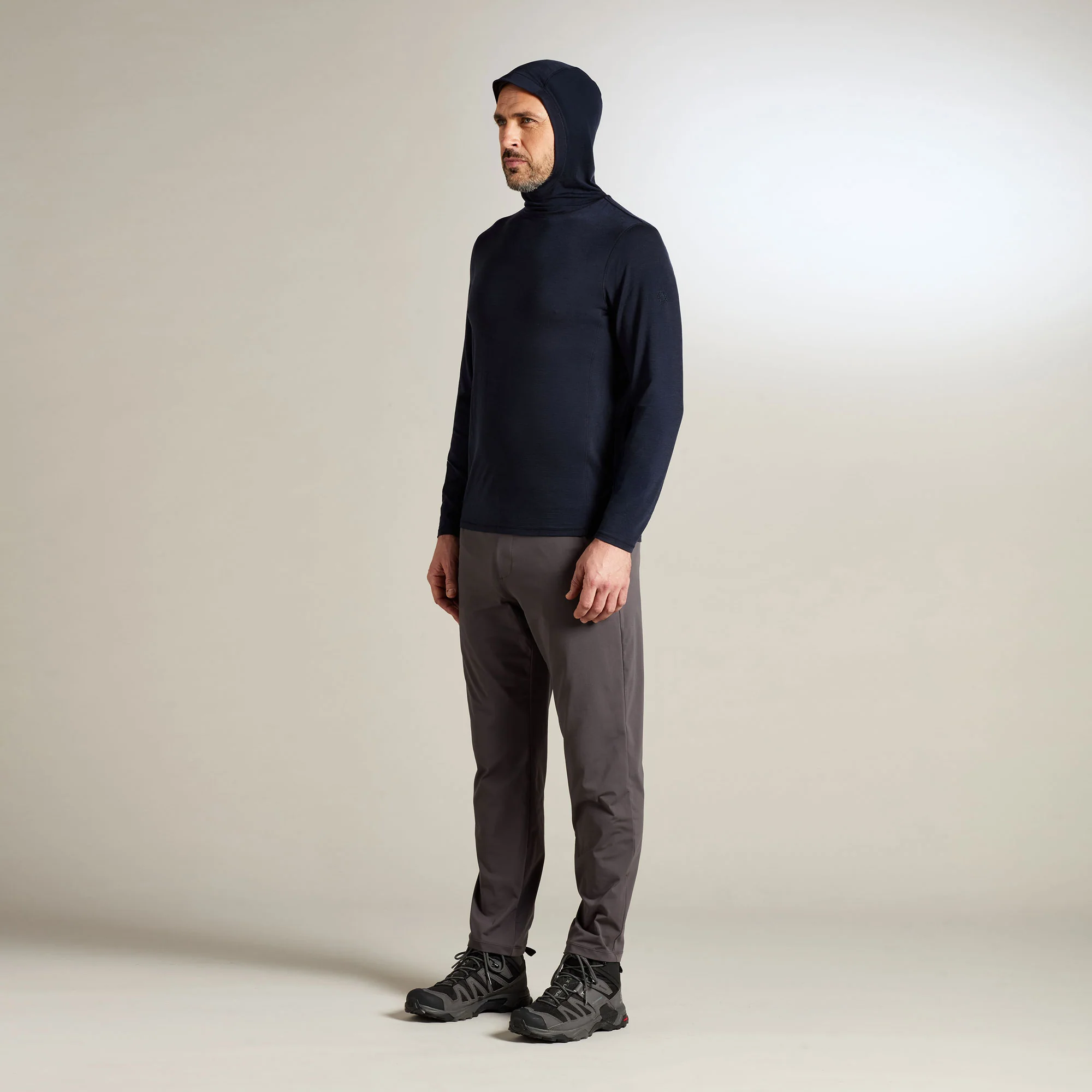 Salient Merino Hooded T- shirt - Image 2